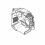Крышка мотора Makita (Макита) оригинал 142426-1