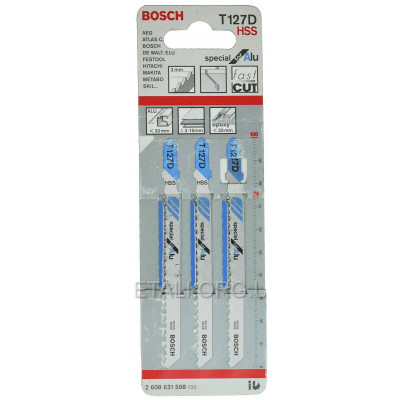 Пилка Bosch T127D 3шт по металлу 2608631508