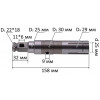 Ствол перфоратора Makita HR2800 оригинал 158285-3