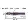 Ствол перфоратор Makita HR2811F оригинал 123191-1
