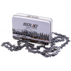 Ланцюг 76 ланок (38 зубів) Solid для твердих порід крок 0,325 паз 1,5