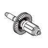 Якорь 519728-4 аккумуляторной сабельной пилы Makita JR002G оригинал