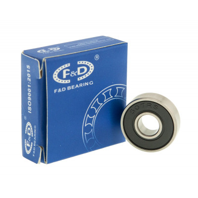підшипник F&D 607 2RS(7*19*6) гума