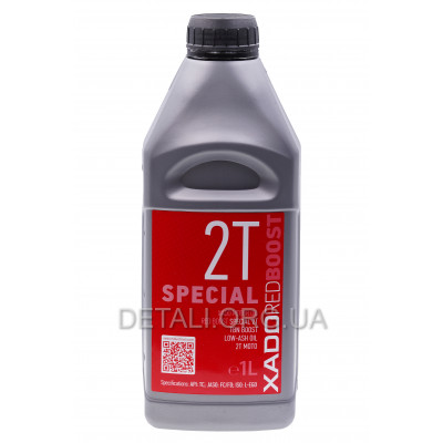 Мастило моторне XADO Red Boost Special 2T пластик 1 літр