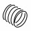 Пружина 34 HR4003C Makita (Макита) оригинал 234287-4