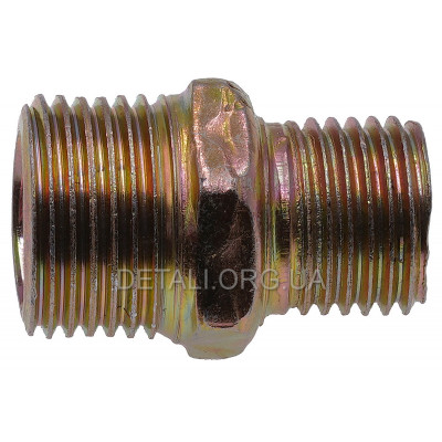 Ниппель (переходник) компрессора 3/8"(16мм) / 1/4"(13мм)