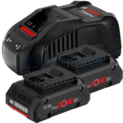 2x ProCORE18V 4.0Ah + GAL 1880 CV Bosch оригинал 1600A016GF