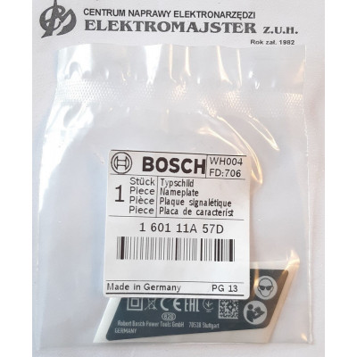 Оригинальные запчасти Bosch (Бош) 160111A57D