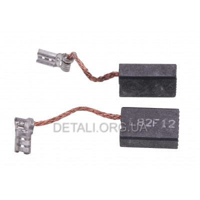Щетки угольные 6,2х12,3х19 мм фрезера Bosch GOF 1600 CE, GOF 1200 A оригинал 2610007957