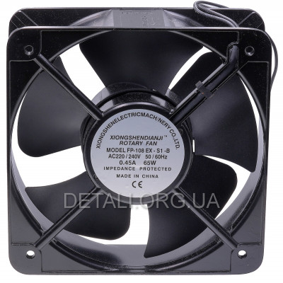 Вентилятор (кулер) ST 227 (220V/65W) алюміній 200*200*60мм