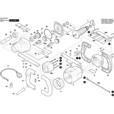 Оригинальные запчасти Bosch (Бош) 1603490A01