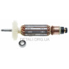 Якорь болгарки УШМ Bosch GWS 14-125S/GWX 14-125S (185*33 резьба М7R) оригинал 1607000EJ4