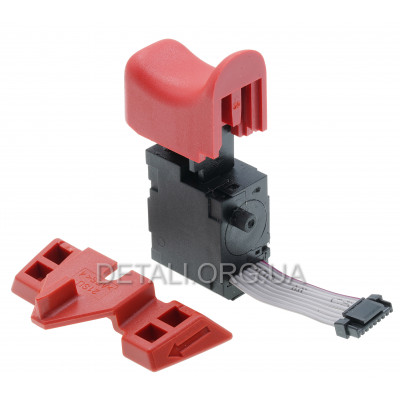 Кнопка шуруповерта Bosch GSR12V-30/GSB12V-30 (+переключатель реверса) оригинал 160720037K