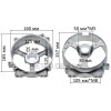 Сідло - кришка статора генератора 168F, 170F (6202) МЦ 105*М8