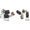 Щетки Makita CB-419 6х9х11 перфоратора HR2450 оригинал 195015-1 / 191962-4