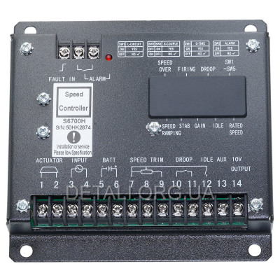 Модуль S6700H контролю обертів двигуна генератора DC24V