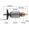 Якір перфоратора EXPERT Tools BHD2008 (129*35 7-зубів ліво)