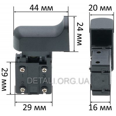 Кнопка бочкового перфоратора Compass BRH3212A