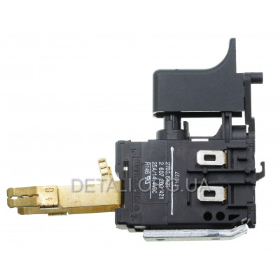 Кнопка шуруповерта Bosch 3650/GSR E-2 оригінал 2607200421