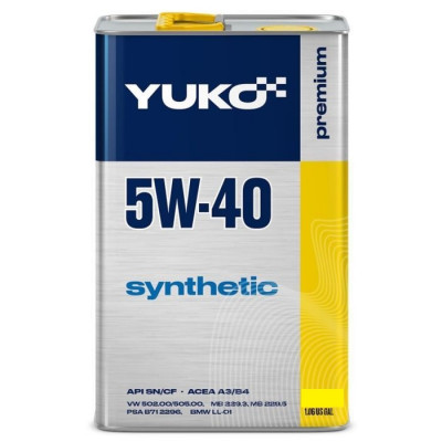 Мастило Yuko SYNTHETIC 4Т5W-40 1л жерсть