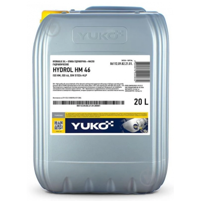 Масло Yuko Hydraulic Oil 46 HM 20 л