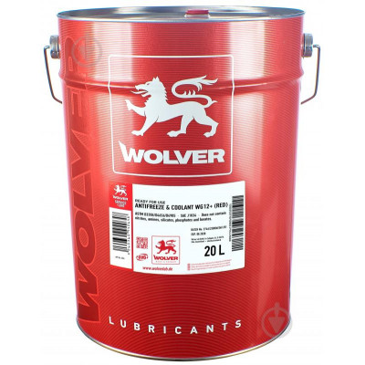 Антифриз Wolver Ready to Use WG12 червоний 20 л