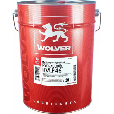 Мастило гідравлічне Wolver Hydrauliköl HVLP 46 20л