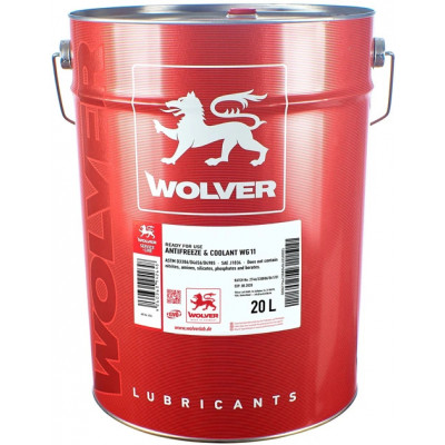 Антифриз Wolver Antifreeze & Coolant WG 11 зеленый 20л