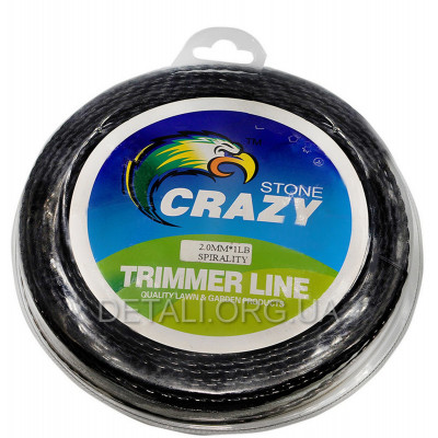 Леска косильная спираль d2 мм 1 LB (105 м)