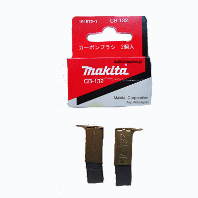 Вугільні щітки (комплект 2 шт.) CB-132 Makita (Макита) оригинал 191972-1