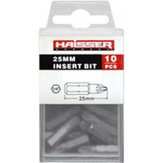 бита Haisser PH2 х 25 мм (10 штук в пластик. коробке) - 1 шт