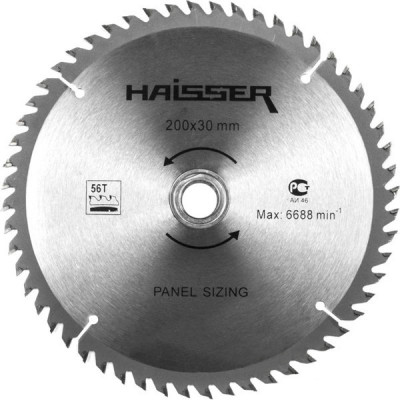 Пильный диск по ламинату Haisser 200х32 48 зуб - 1 шт
