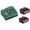 Базовий комплект 2 x 4,0 А-год 2 акумуляторні блоки 4,0 А-год 1 x зарядний пристрій ASC 30 – 36 В
