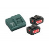 Базовий комплект 2 x 5,2 А-год 2 акумуляторні блоки 5,2 А-год 1 x зарядний пристрій ASC 30 – 36 В