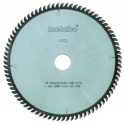 Пильный диск Metabo Multi cut HW/CT 315х2.4/1.8x30, Z96 FZ/TZ 5° отр.