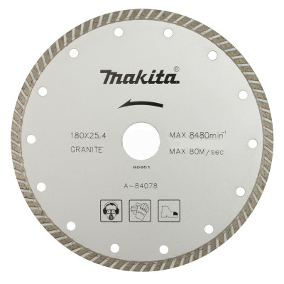 Алмазный диск 180 мм Makita (A-84078)