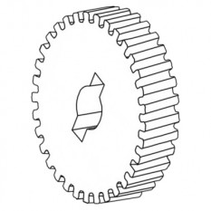 Шестерня привода ленточной шлифмашины DWT BS07-75 оригинал 163124