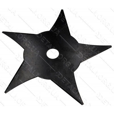 Нож - диск для мотокосы 5-ти лучевой 5T звезда d25,2*240