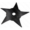 Нож - диск для мотокосы 5-ти лучевой 5T звезда d25,2*240
