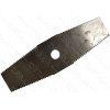 Нож триммера 2-T зубчатый нержавейка  (12"х3,5"х2мм)