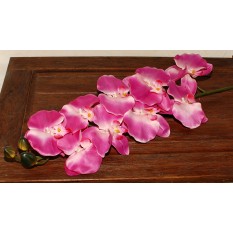 Искусственные цветы орхидея розовая на ветке 