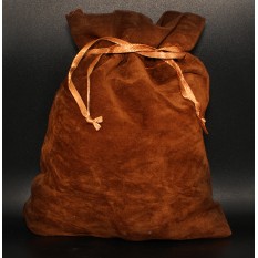 Мешок упаковочный большой, бархатный коричневый