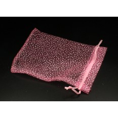 Мешок упаковочный розовый прозрачный маленький