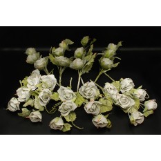 Роза ветка, бутоньерки для декора упаковка 10шт.