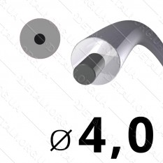 Жилка косильна для тріммера d 4 мм коло з сердечником 1 м (на метраж) арт. les483