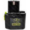 Аккумулятор шуруповерта Hitachi узкий 3 контакта MH12s 12V 1.5Ah