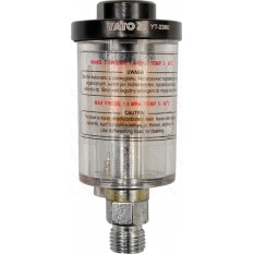 Фільтр-сепаратор води пневматичний YATO P d 1.4 MPa з'єднання d 1/4 25/50