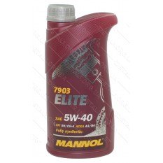 Масло для 4-х тактных двигателей Elite 4T API SN/CF 5W-40 MANNOL, 1л, синтетика