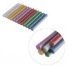 Комплект кольорових перламутрових клейових стрижнів 11.2мм * 100мм, 12шт