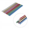 Комплект кольорових перламутрових клейових стрижнів 7,4 мм * 200 мм, 12 шт.